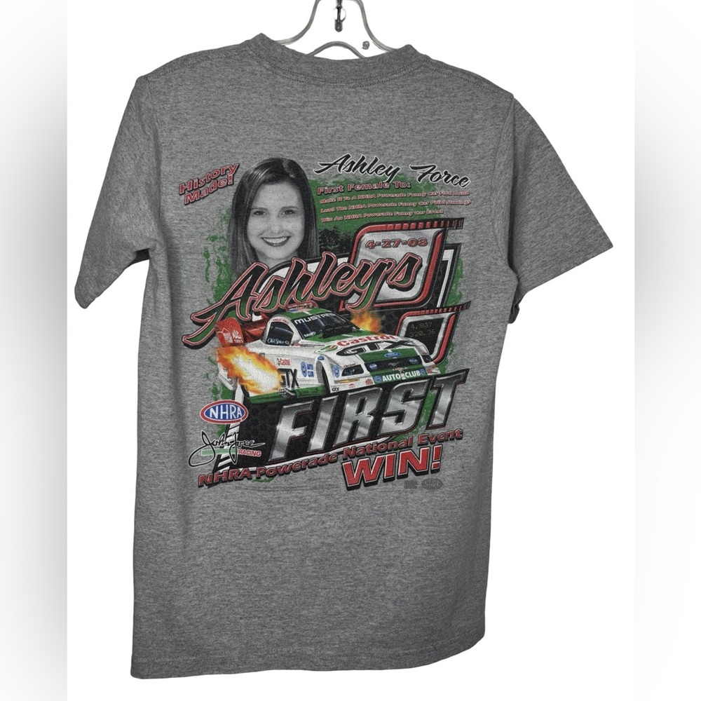 Y2K 2008 Ashley Force 1ST NHRA Win Tshirt